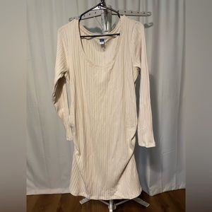 Maternity Rib-Knit Bodycon Dress